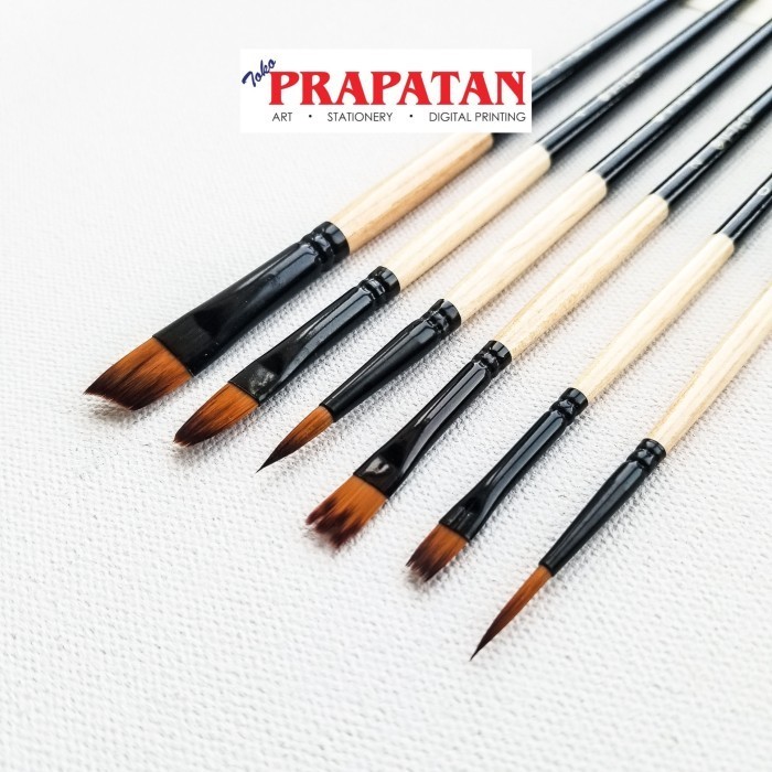 

Kuas Lukis V-TEC set 6 pcs A511/6 / V-TEC Paint Brush -YY41