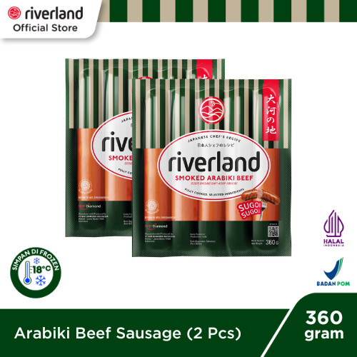 

Riverland Smoked Arabiki Beef Sausage 360 gr [Isi 2 Pcs]