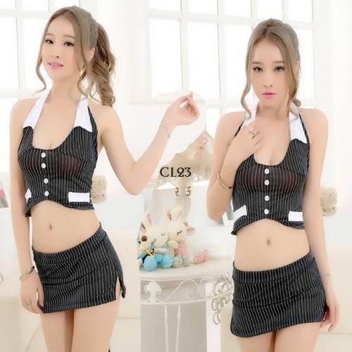 Lingerie Lingerie Costume Costume Office Secretary Cl23