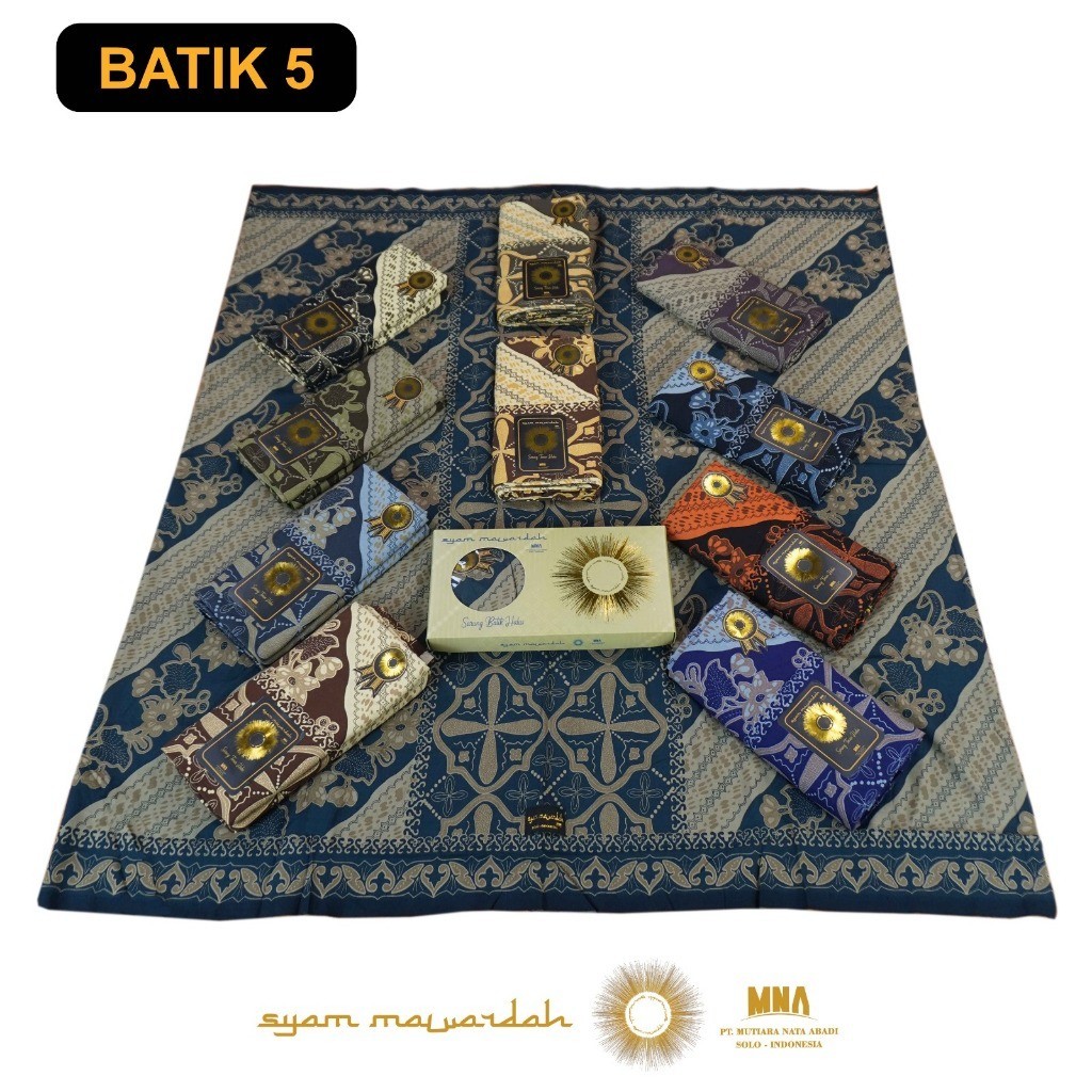 Sarung Batik Rayon Premium Rayon Viscose Syam Mawardah Motif 5