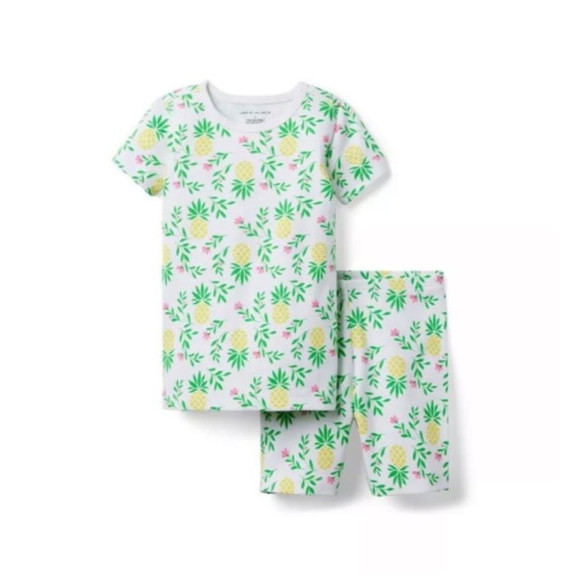 PIYAMA BAJU SETELAN JANIE AND JACK PINEAPPLE ANAK PEREMPUAN
