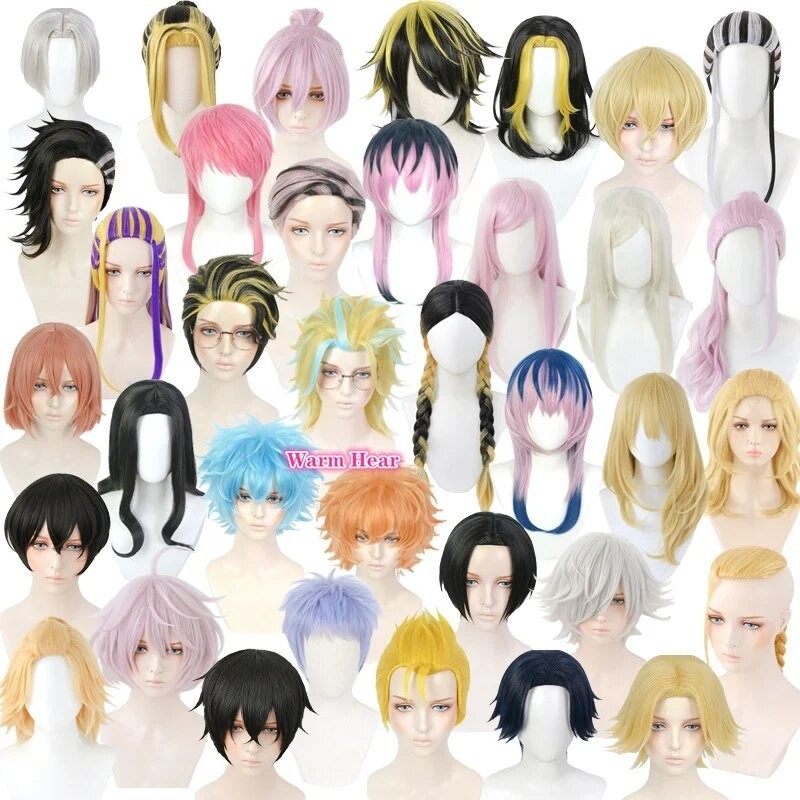 Wig Cosplay Anime Haitani Rindo Sanzu Haruchiyo Haitani Ran Hanemiya Kazutora kajiro Sano Hanemiya K