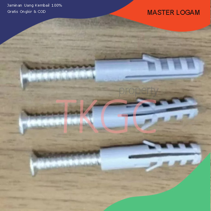 paku fisher tanam ke dinding