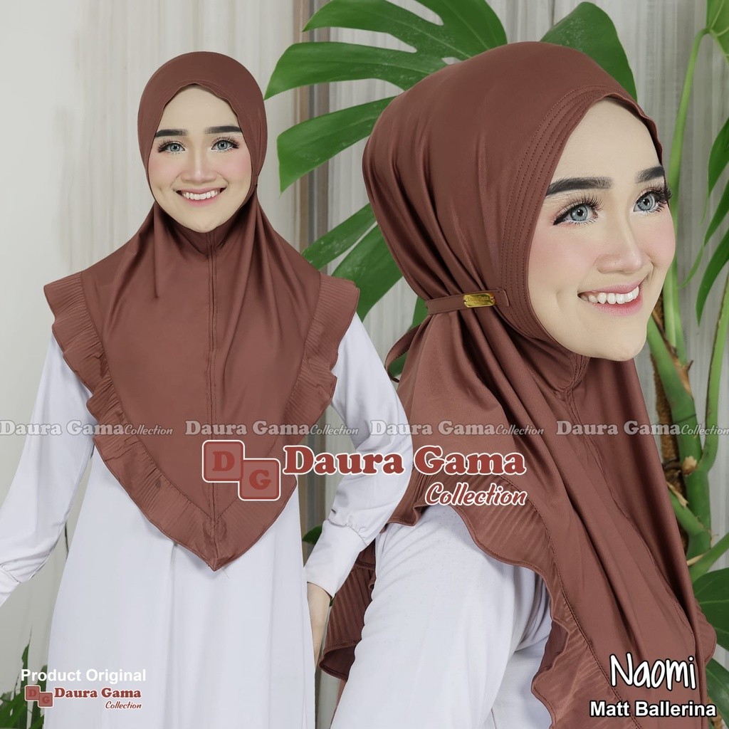 Hijab Instan Bergo  Daura Gama Naomi & Zera- Kinanhijabstore Termurah
