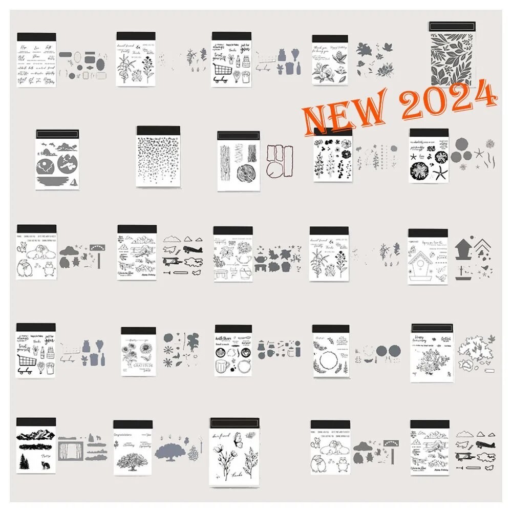 

2025 New Dies Stampin Beaches UP Moon Clear Stamps And Metal Cutting Dies Sets For DIY Card Scrapbook Material Craft Supplies