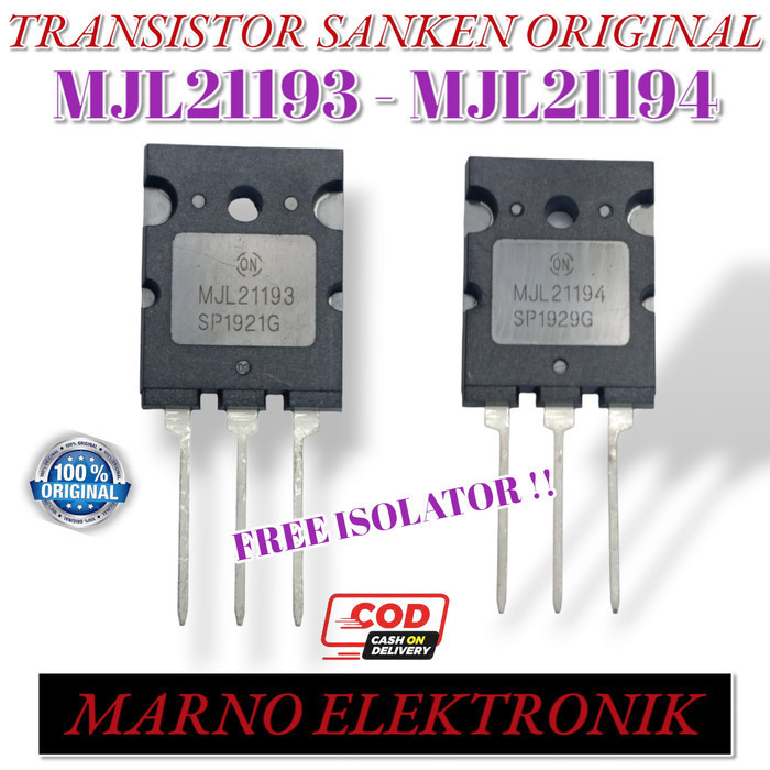 TR TRANSISTOR MJL21193 MJL21194 MJL 21193 21194 ASLI ORIGINAL (ORI) -BB12