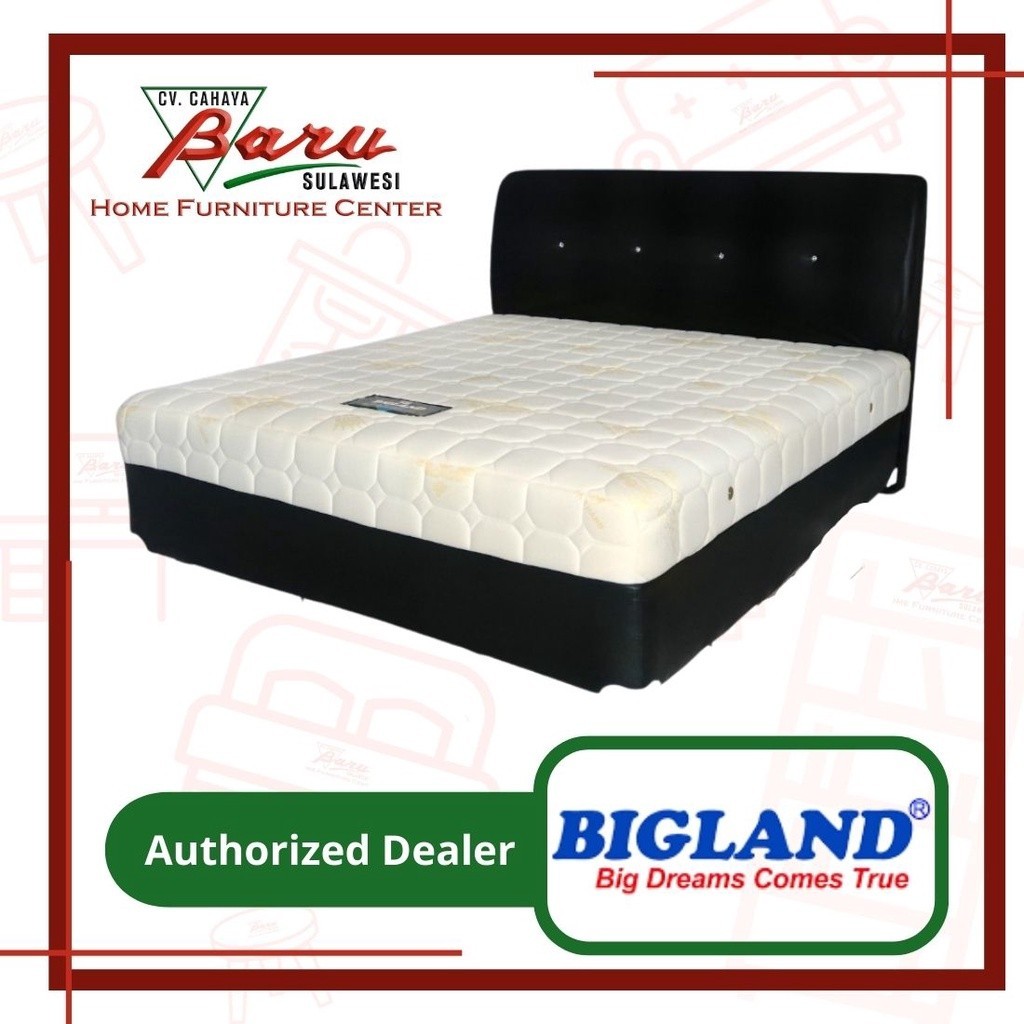SET Spring Bed Bigland Double Bed - KHUSUS MAKASSAR