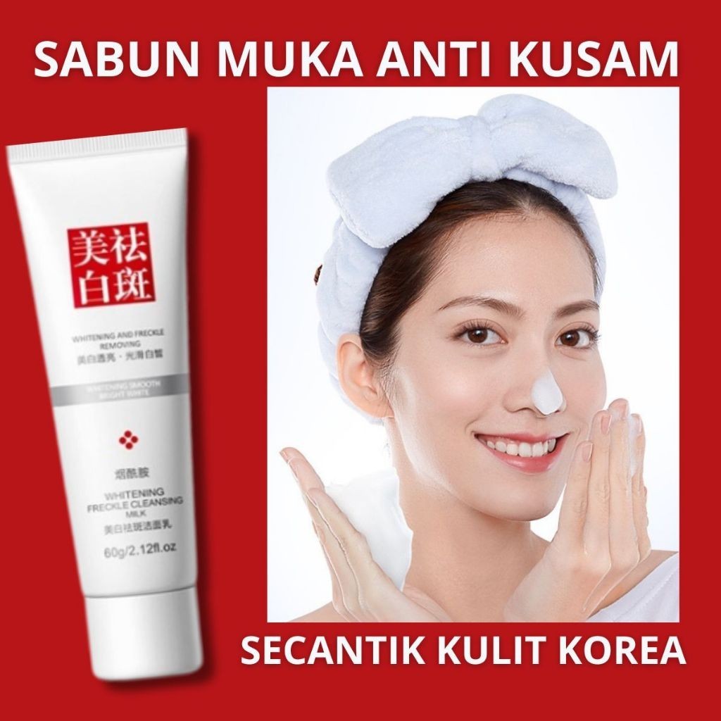 YUBUY FUYAN SABUN CUCI MUKA Pria wanita l facial cleanser Penghilang Kotoran Bintik Dan flek hitam