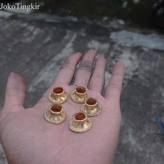 

mendak lapis emas casting antik