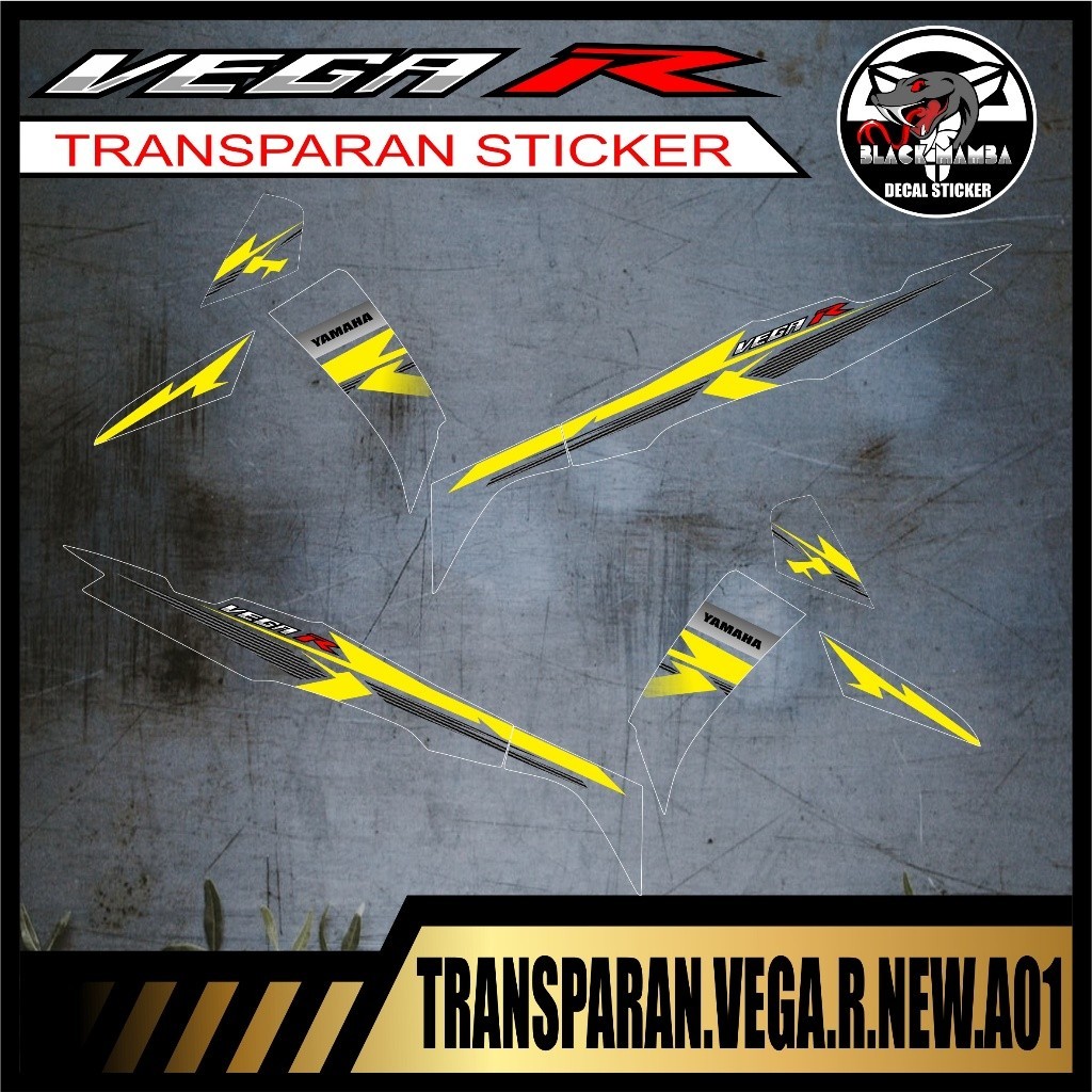 STRIPING TRANSPARAN VEGA R NEW VARIASI TRANSPARAN VEGA R NEW CODE A01