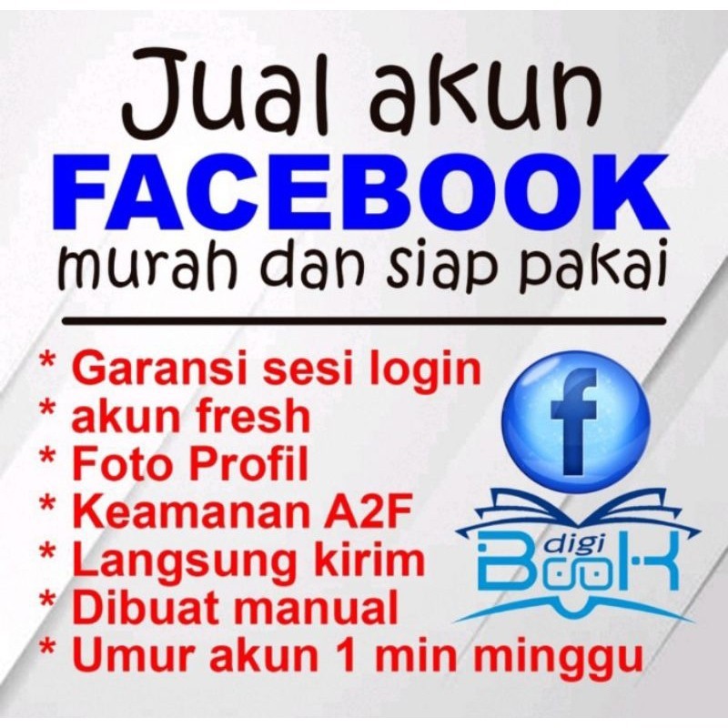 Paket 110 Akun FB_Facebook A2f Berprofil