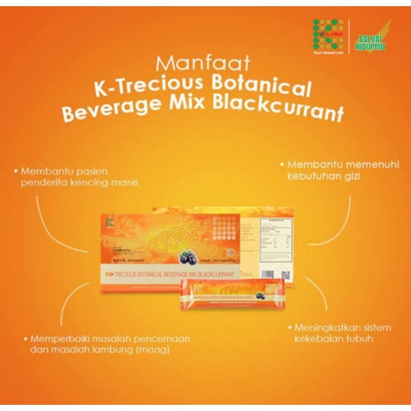 

Classica2106 Original Spirulina K Link Blackcurrant K-Trecious