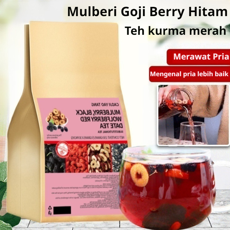 

⚡Kirim Dalam 24 Jam⚡Teh Murbei Rose Wolfberry/Begadang Teh/Memperbaiki Warna Kulit Teh Pelindung Hati/Dikemas Secara Individual/Teh Kesehatan/Black Wolfberry Mulberry Red Date Tea