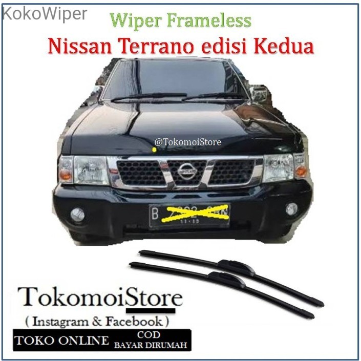 KokoWiper Wiper Banana Nissan Terrano Keluaran 2002 2003 2004 2005 2006