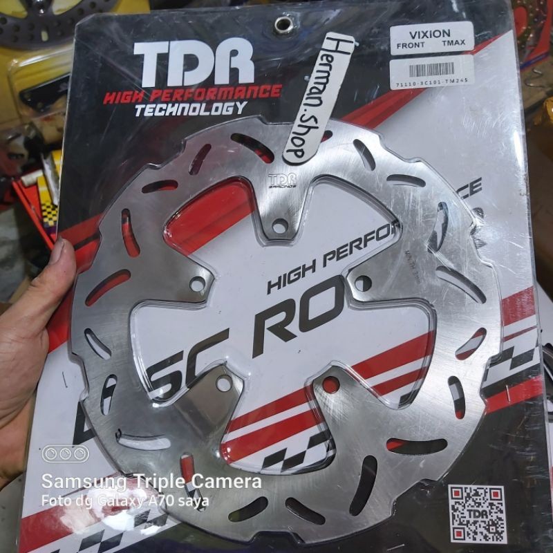piringan disc cakram depan vixion tdr / cakram vixion tdr depan belakang / cakram belakang vixion td