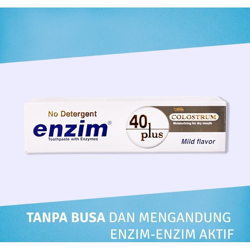 Pasta Gigi Odol ENZIM 40 PLUS 124gr Enzim Toothpaste ( Enzim 40 Plus)