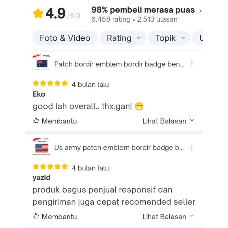 Bordir Patch logo bordir bendera Inggris hitam