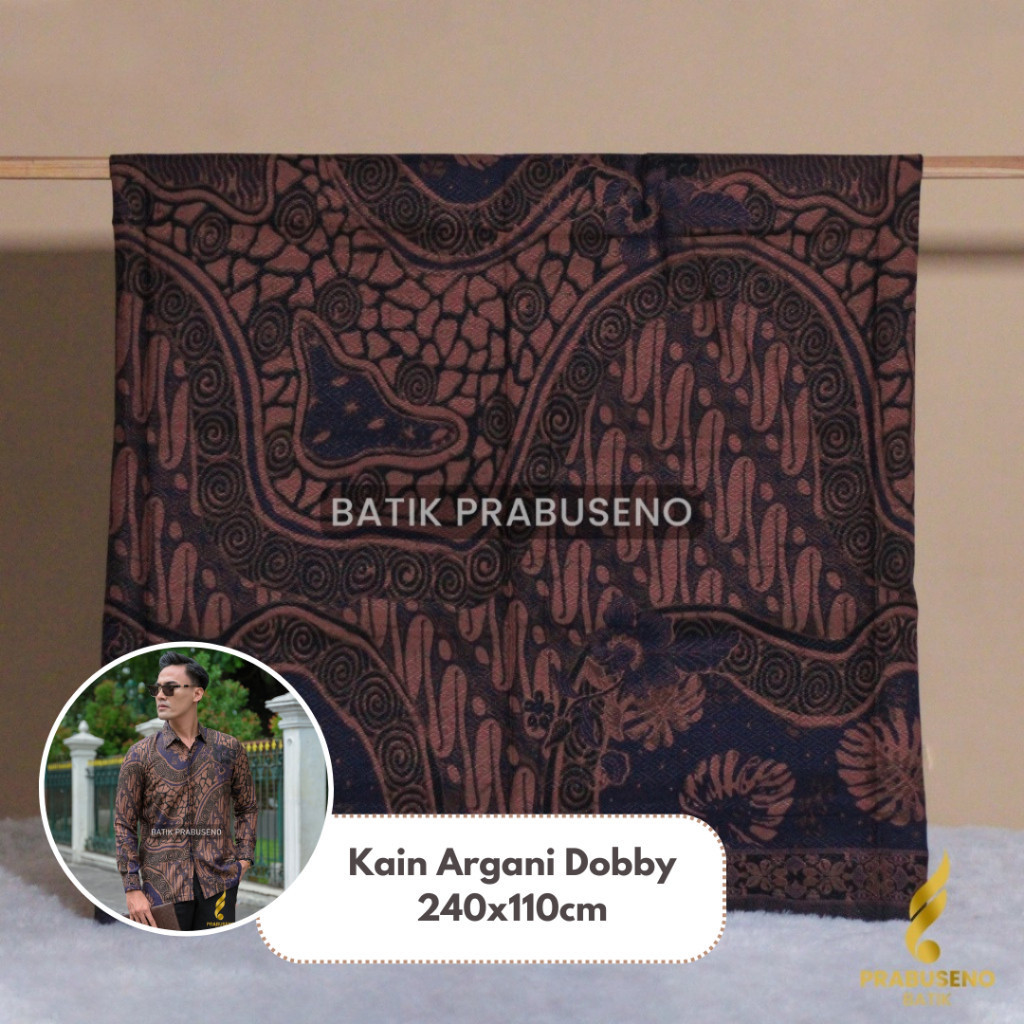 ARGANI DOBBY Kain Bahan  Meteran  Wanita Pria Premium Halus Motif Elegan Modern  Terbaru Katun Solo 