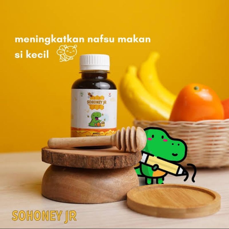 

SOHONEY JR -MADU ANAK - NUTRISI PENAMBAH NAFSU MAKAN ANAK Official Store