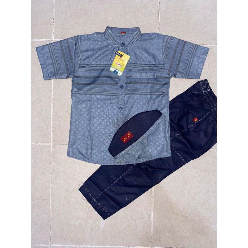 BDY79 Setelan Koko anak Cardinal Lengan pendek Aj / setelan Koko anak Cardinal Aljami / setelan Koko