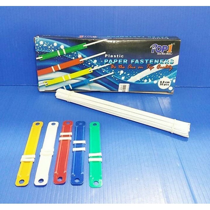 

PAPER FASTENER POP 1 WARNA ISI 50/ ACCO/AKO