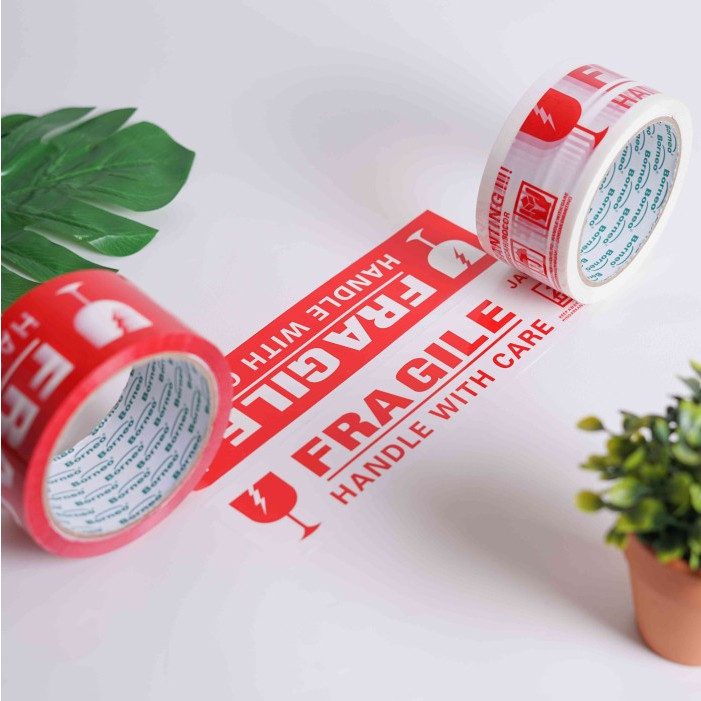 

OPP TAPE BORNEO CORE HIJAU FRAGILE + JANGAN DIBANTING BORNEO