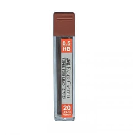 

SUPER FINE LEAD SUPER FINE 0.5 (HB) FABER-CASTEL 127525/REFILL PENSIL