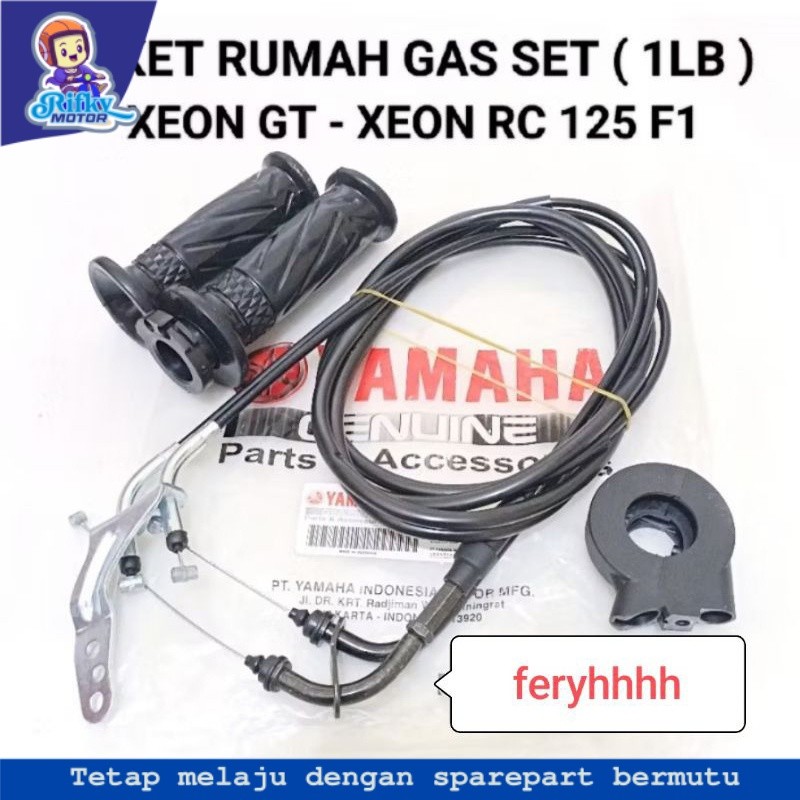paket kabel gas + rumah gas + handgrip xeon rc / xeon gt 125