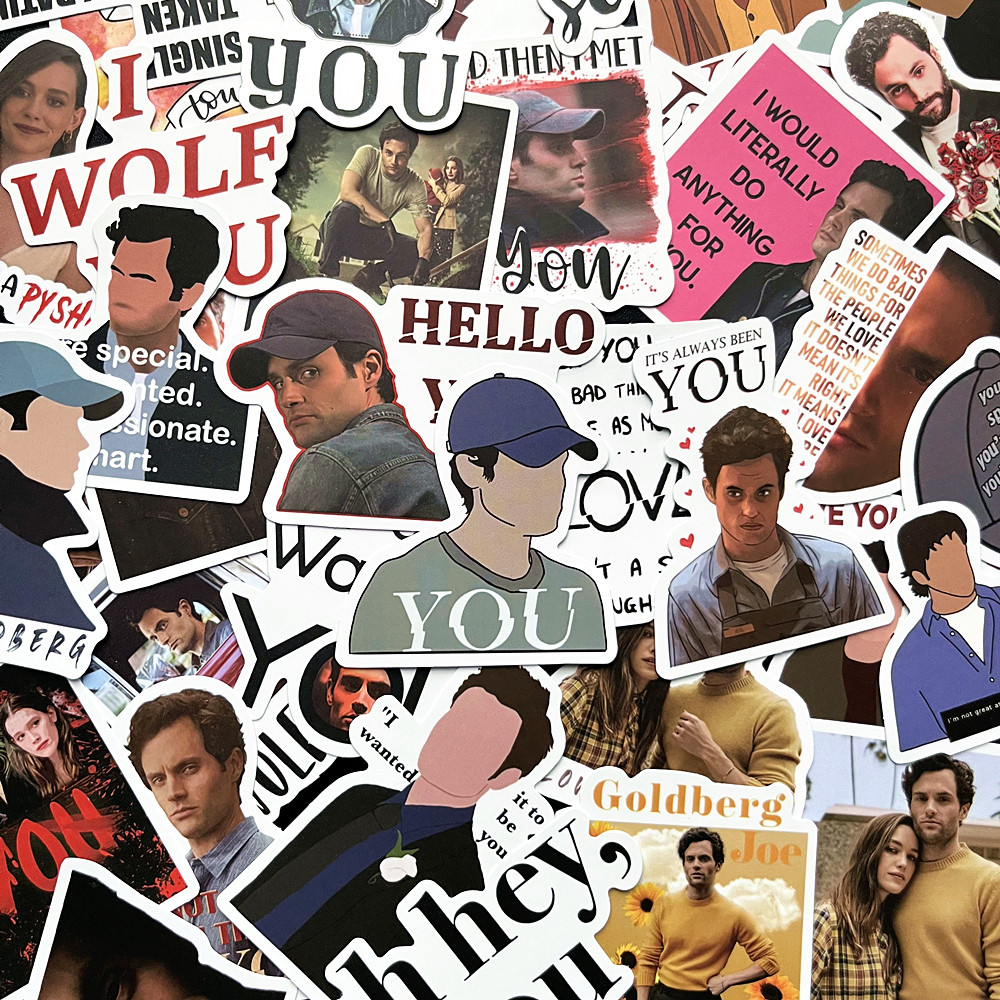 

10/52PCS You TV Show America Stickers Vintage For DIY Kids Notebook Luggage Phone Motorcycle Laptop Refrigerator Decals Toys