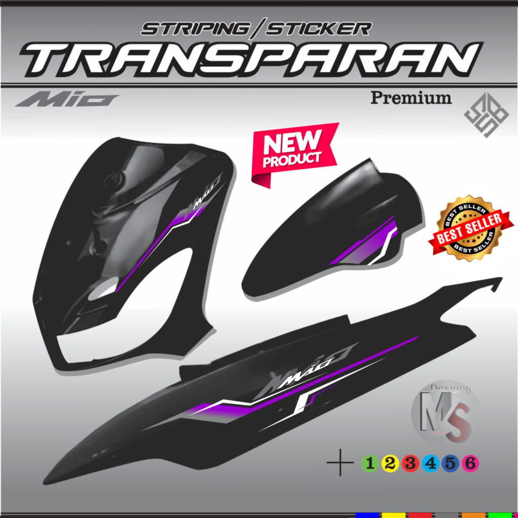 STRIPING MIO SPORTY. STRIPING TRANSPARAN MIO SPORTY VARIASI