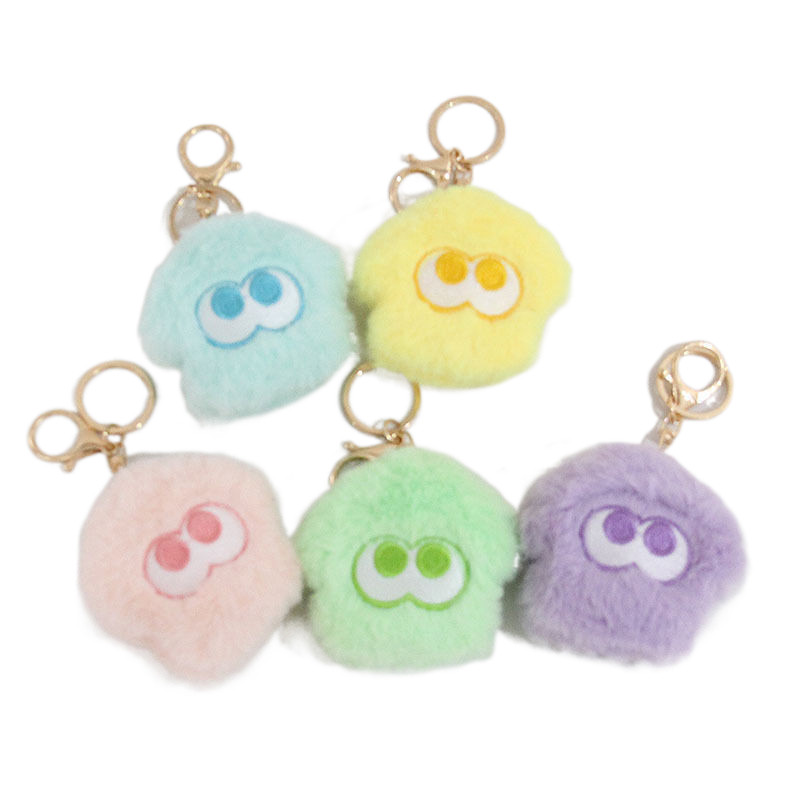 Kawaii Squid Plush Doll Pendant Game Splatoon Toys Creative Mini Backpack Decorative Key Chain Chris