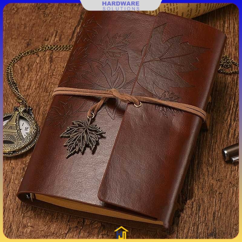 

Toddi AIMEE Buku Catatan Binder Notebook Cover Kulit Vintage Maple - AM-16