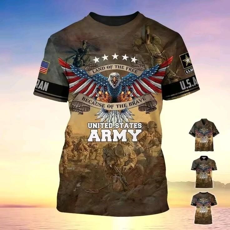 kaos tentara/ kaos tentara full printing Pria Baju Keren