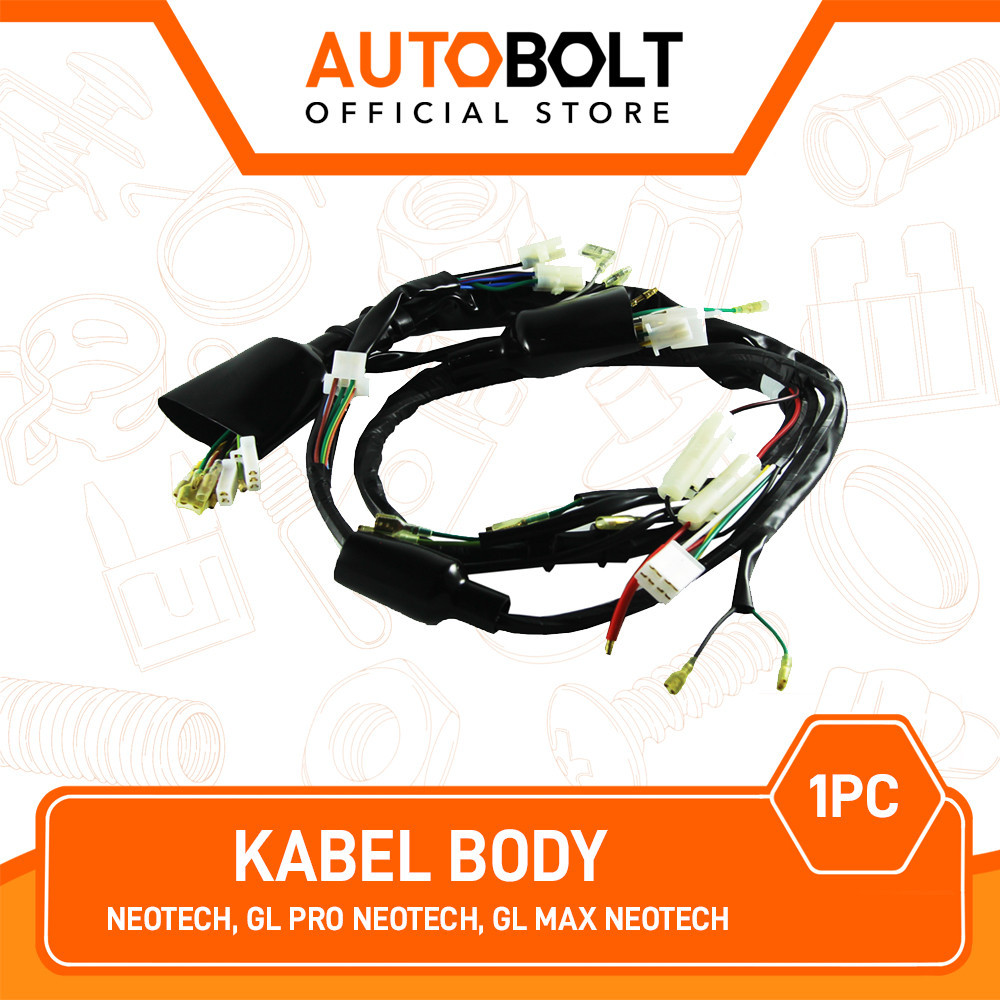 AUTOBOLT Kabel Body GL Pro Max & Neotech Slah Cable Engkol Kik Bodi Komplit Cabel Set Slahan Stater 