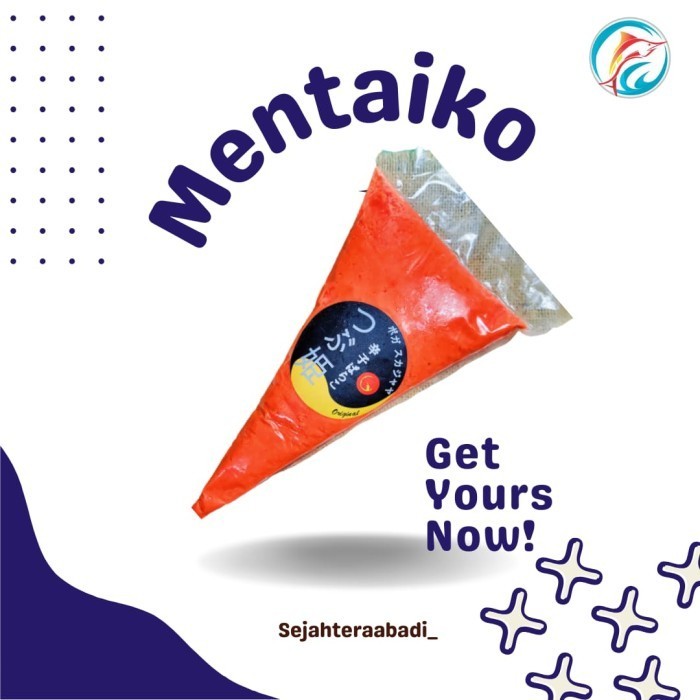 

MENTAIKO TUBE 500G PREMIUM MENTAI SAUCE|TELUR IKAN POLLOCK KOD 500 GR AS99