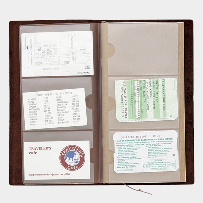 

Travelers Notebook Refill 007 | Card File / Holder | Regular Size