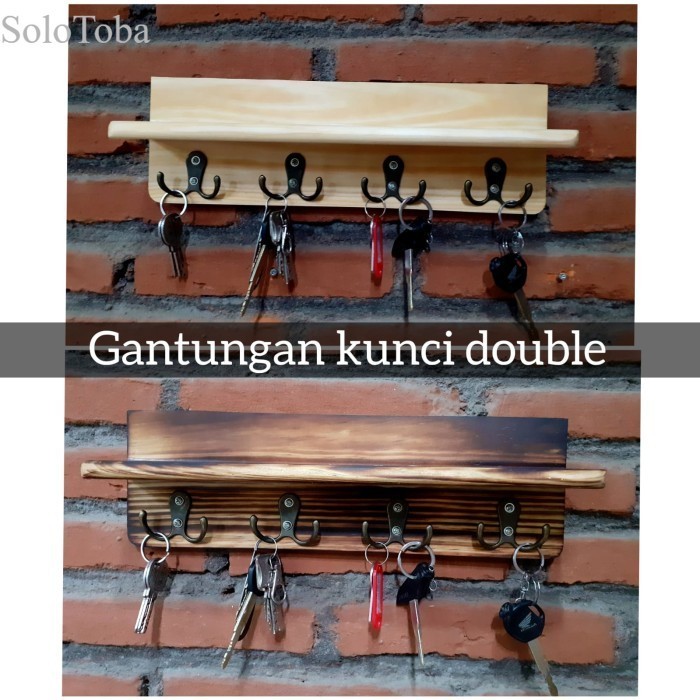 

Rak Kunci Dobel/ Gantungan Kunci Dobel/ Gantungan Baju/ Rak Kuningan - Rak Dobel Bakrn Murah