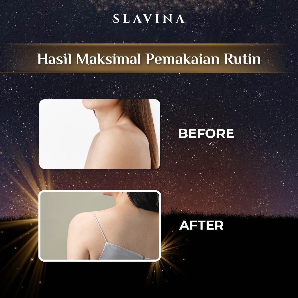 SLAVINA Spill The Night Whitening Body Lotion by Nagita Slavina