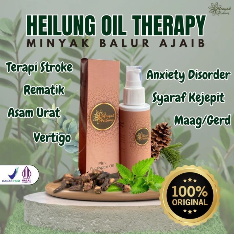 Heilung Oil Serbaguna Untuk Atasi Masalah Asam Lambung, Asam Urat Atau Stroke