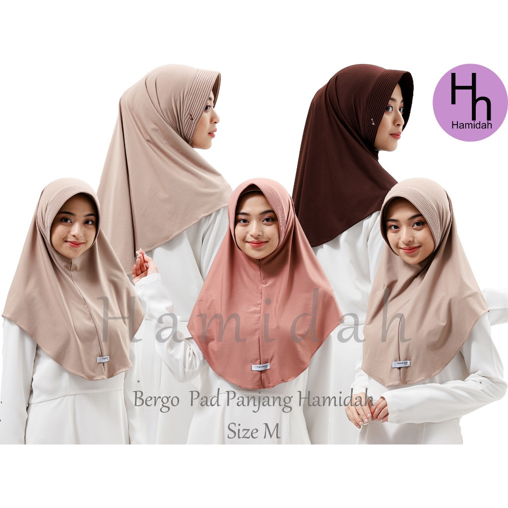 Hamidah - Hijab Adeeva Bergo size M Hamidah/Bergo Hamidah