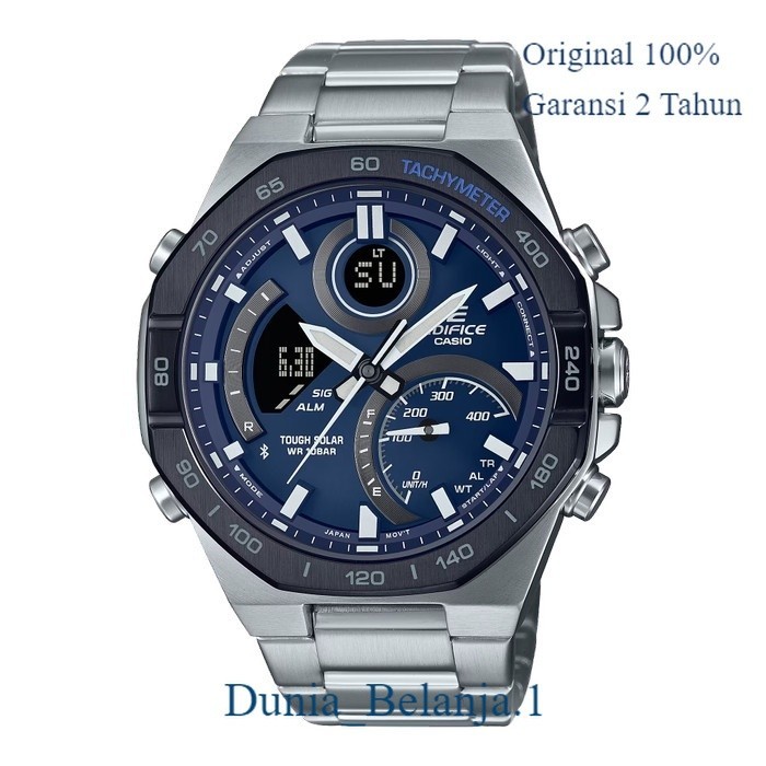 Original 100% Casio EDIFICE ECB-950DB-2ADF Jam Tangan Pria Bluetooth ECB-950DB-2A Garansi Resmi 2 Ta