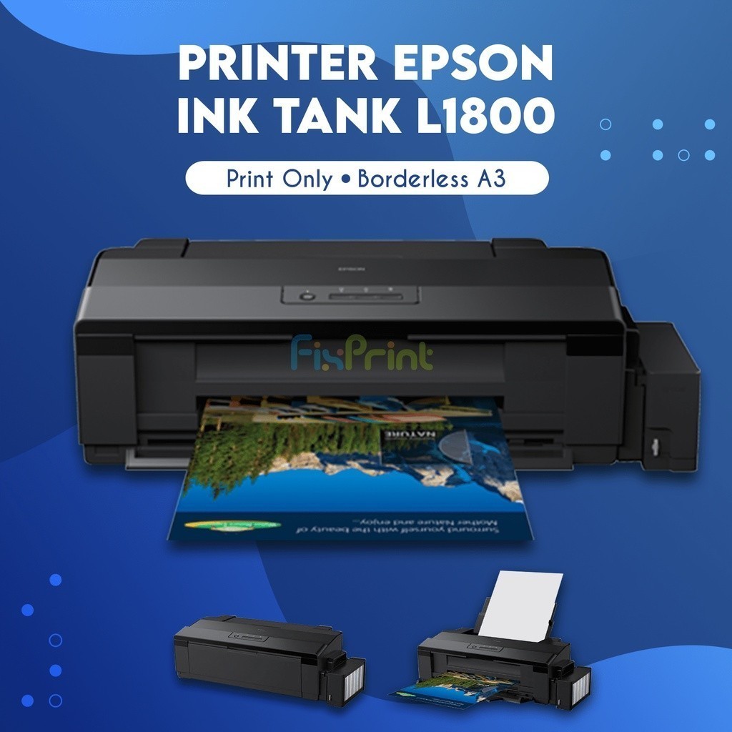 Printer Epsn L1800 Print A3+ GARANSI RESMI A3 INFUS Ori Original New