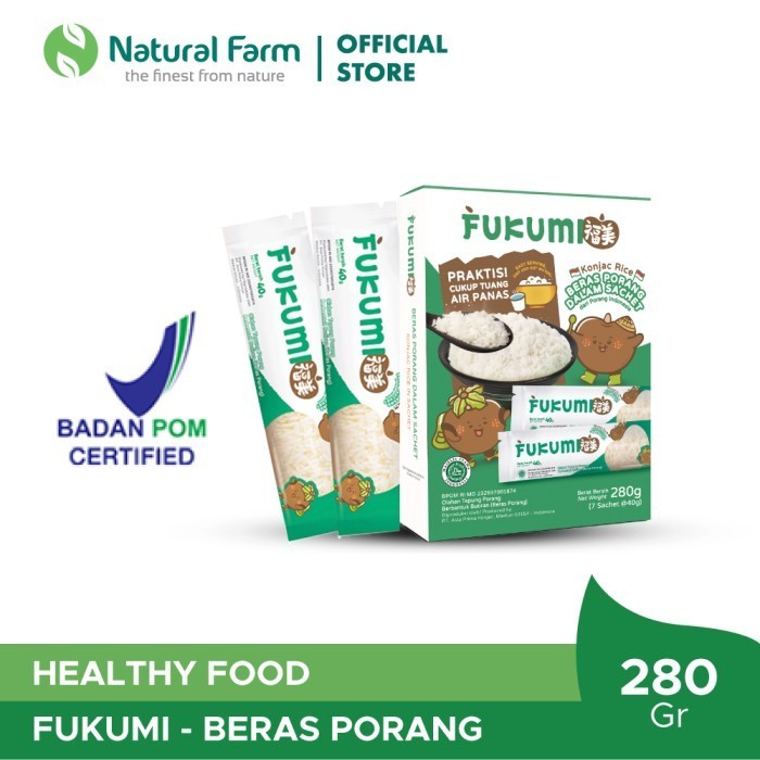 

Fukumi Beras Porang - 280 Gr