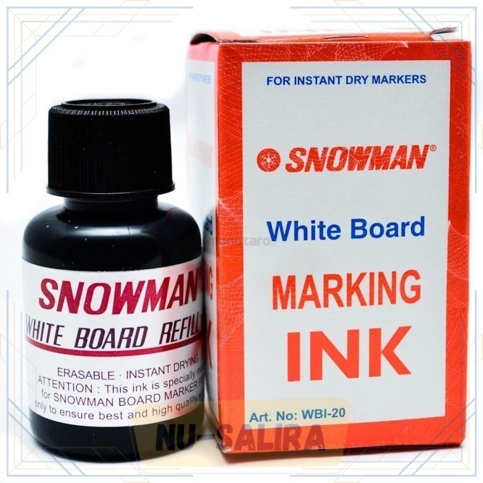 

Reffil tinta spidol white board snowman