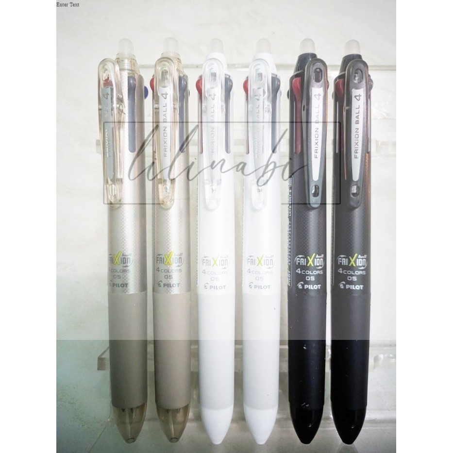 

PILOT FRIXION CLICKER 4 IN 1./ 1 PULPEN PILOT FRIXION 4 WARNA - Hitam
