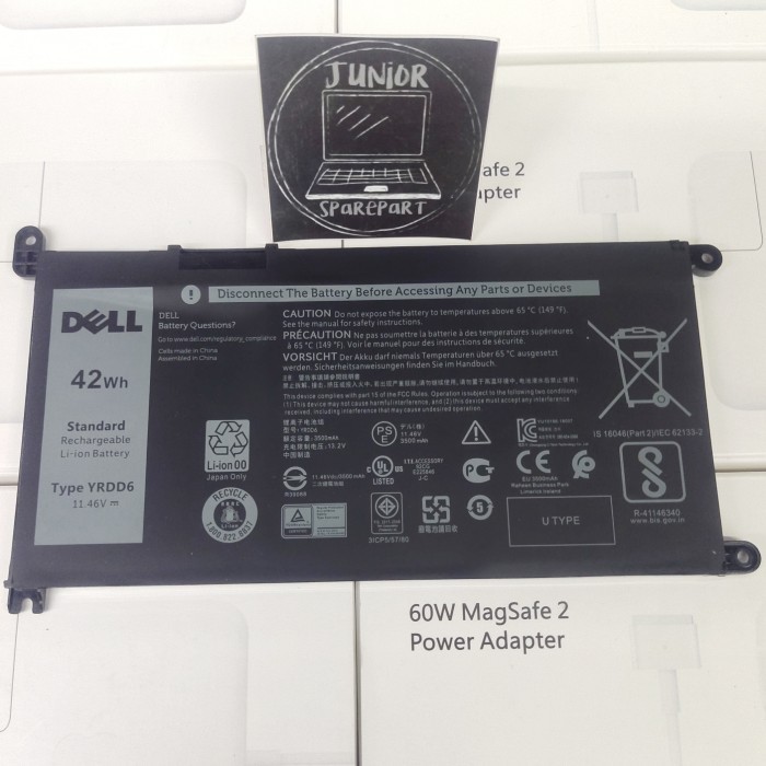 Baterai Ori Laptop Dell Inspiron 3480