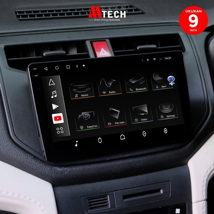 Mobiletech Headunit Double Din MM-8803 BBA PRO 9inch 10inch