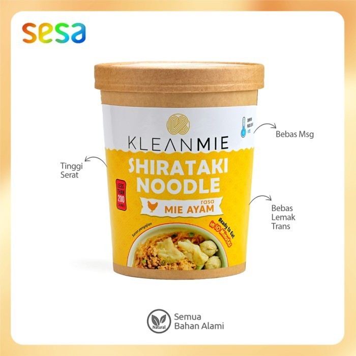 

Kleanmie Mie Shirataki Noodle Ayam 135 g