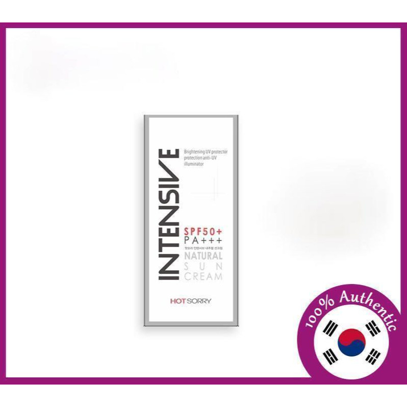 [HOT SORRY] Intensive Natural Sun Cream SPF50+ / PA+++ 70ml