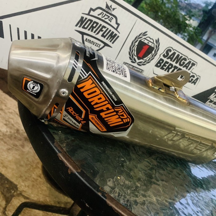 KNALPOT NORIFUMI ROCKET 4 TITANIUM KLX/D-TRACKER